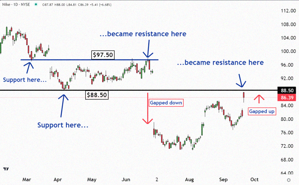 비트코인 주요 지지선과 저항선 분석 차트